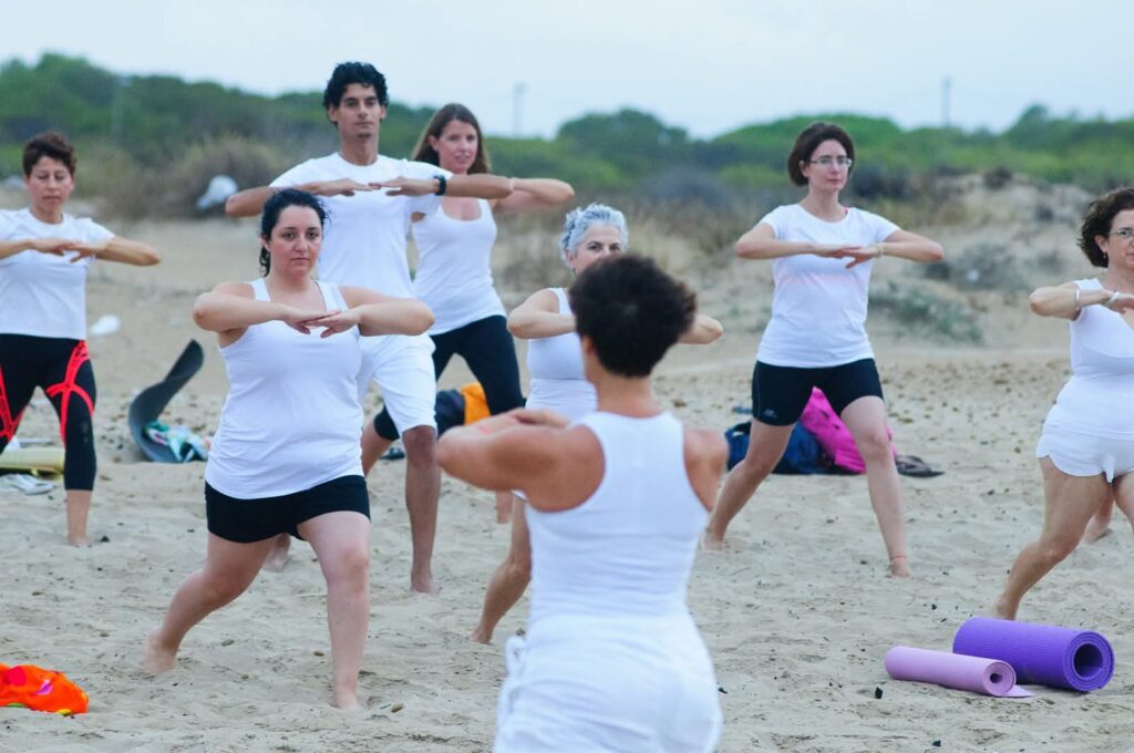 Grupo en la playa